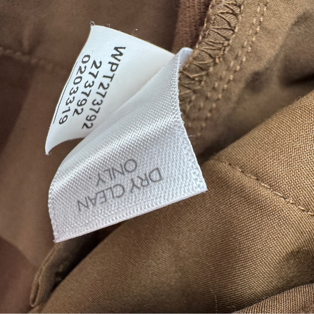 J. Jill Chocolate Brown Wide Leg Pleated Trouser Pant Size 18 Petite New Neutral - Picture 9 of 9
